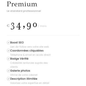 Plan PREMIUM - Annuel